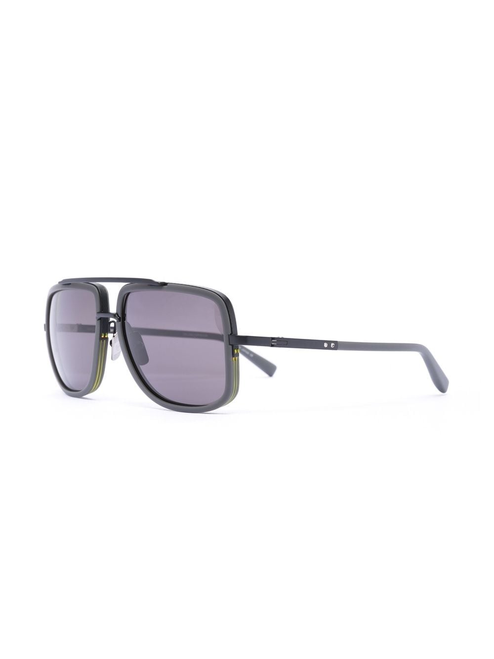 Shop Dita Eyewear Pilot-frame Sunglasses In Grey