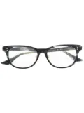 Dita Eyewear ink swirl effect square frame glasses - Black