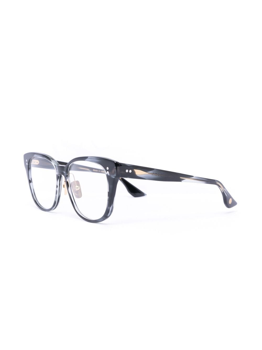 Shop Dita Eyewear Cat-eye Glasses In Black