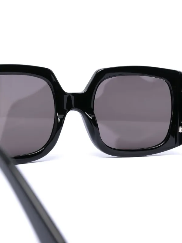 Ambush Eyewear Fhonix スクエアフレーム サングラス | ブラック | FARFETCH JP
