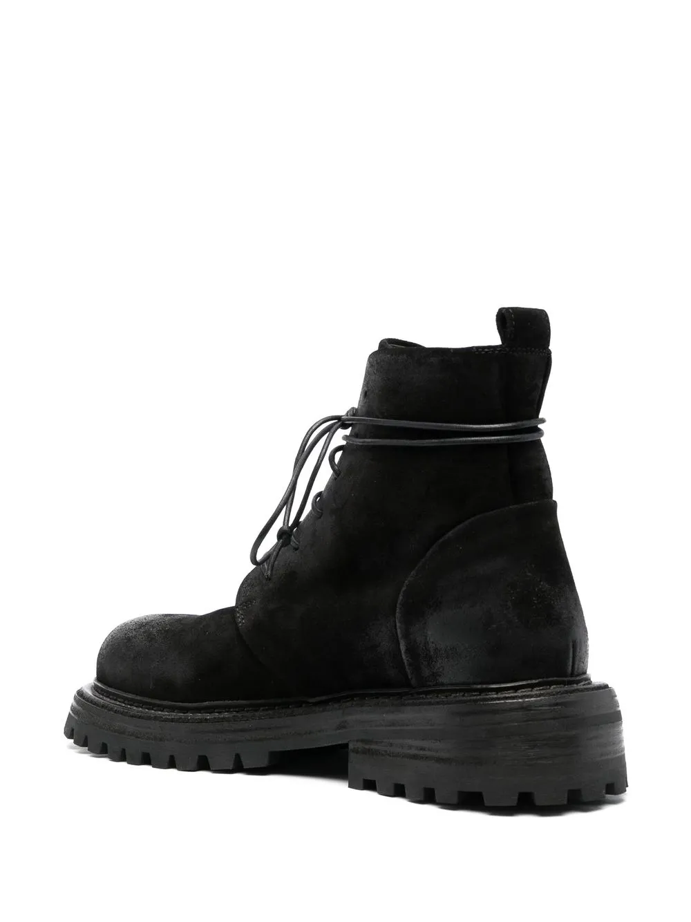  Marsèll Suede Lace-up Ankle Boots - Black 