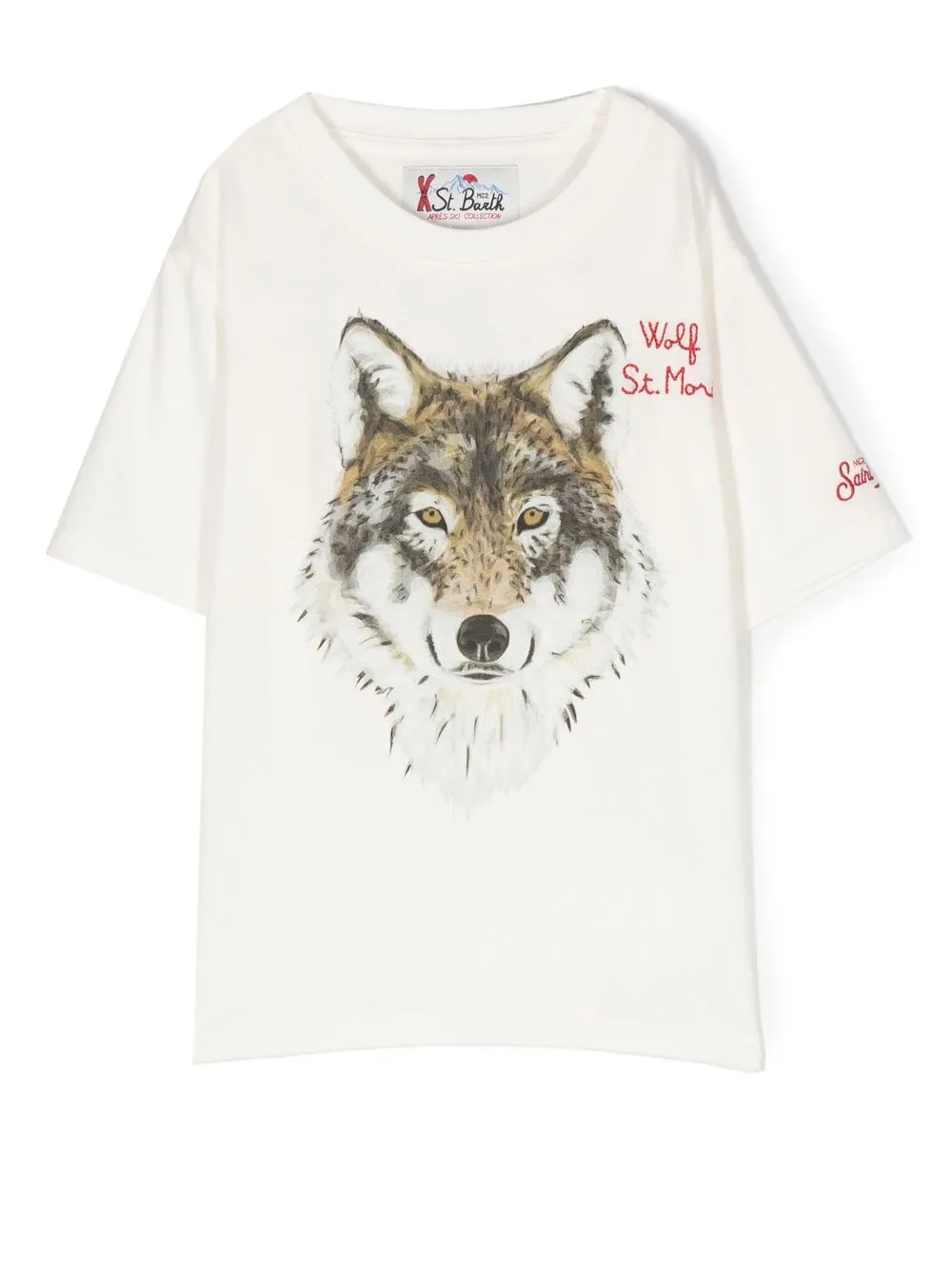 

MC2 Saint Barth Kids graphic-print short-sleeved T-shirt - White