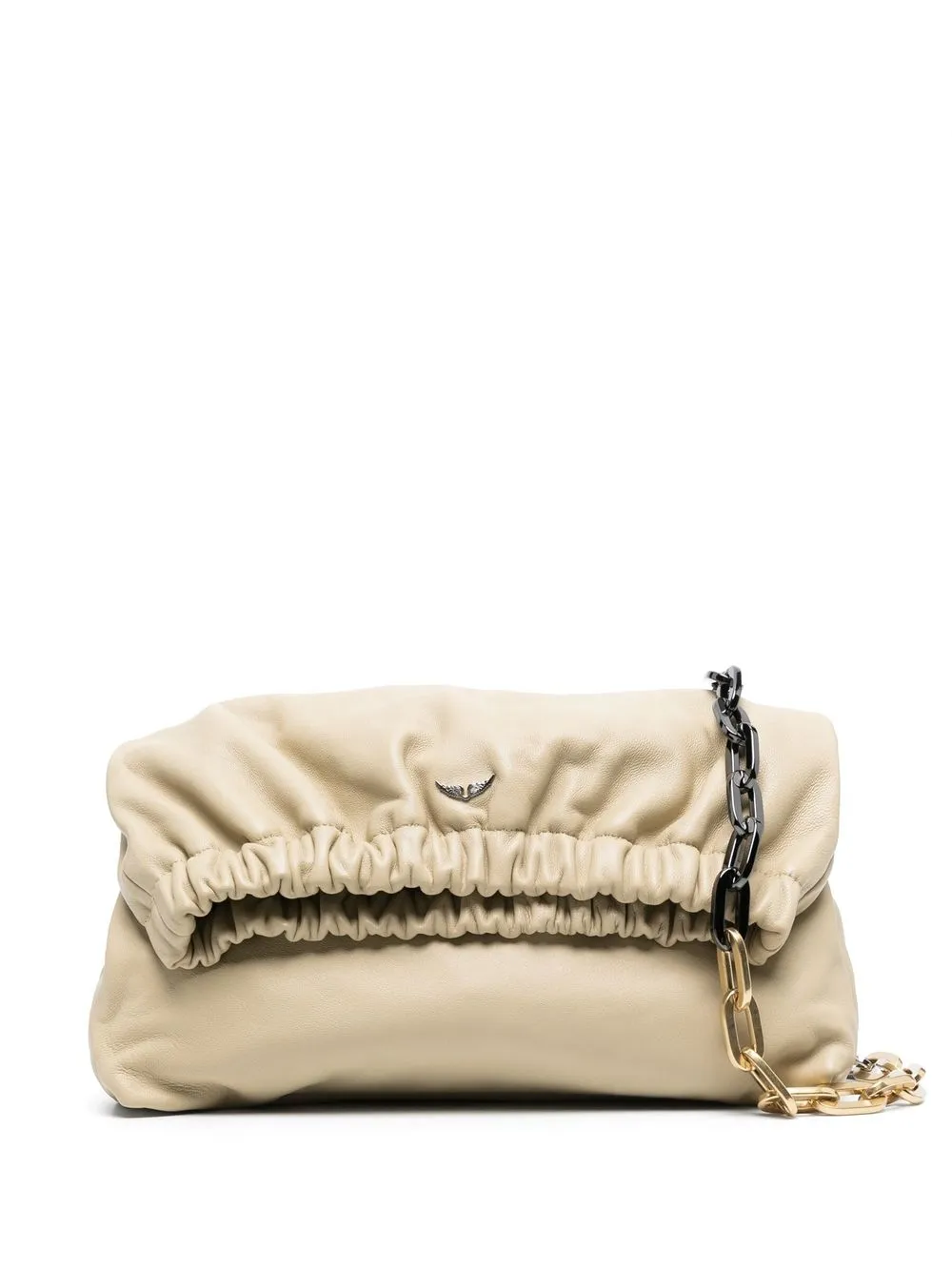 

Zadig&Voltaire foldover shoulder bag - Neutrals