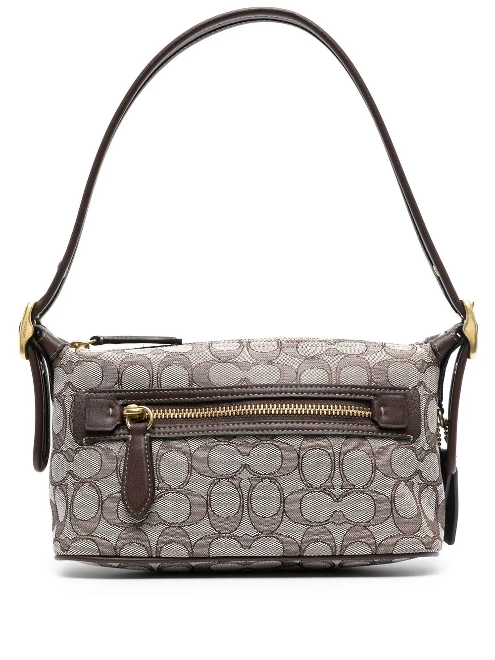 

Coach monogram pattern shoulder bag - Neutrals