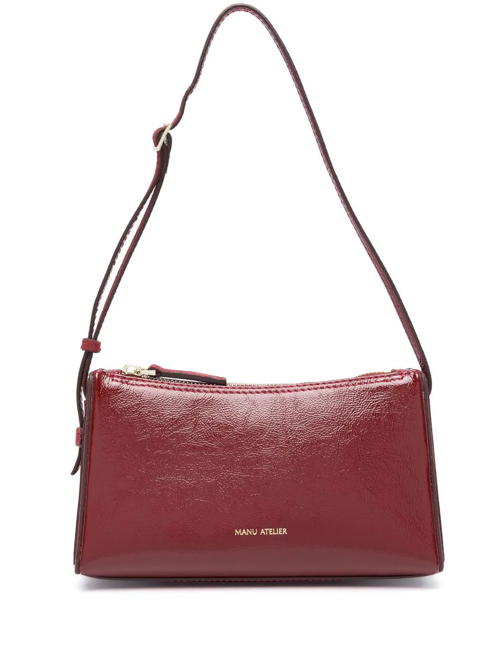 

Manu Atelier mini Prism leather shoulder bag - Red