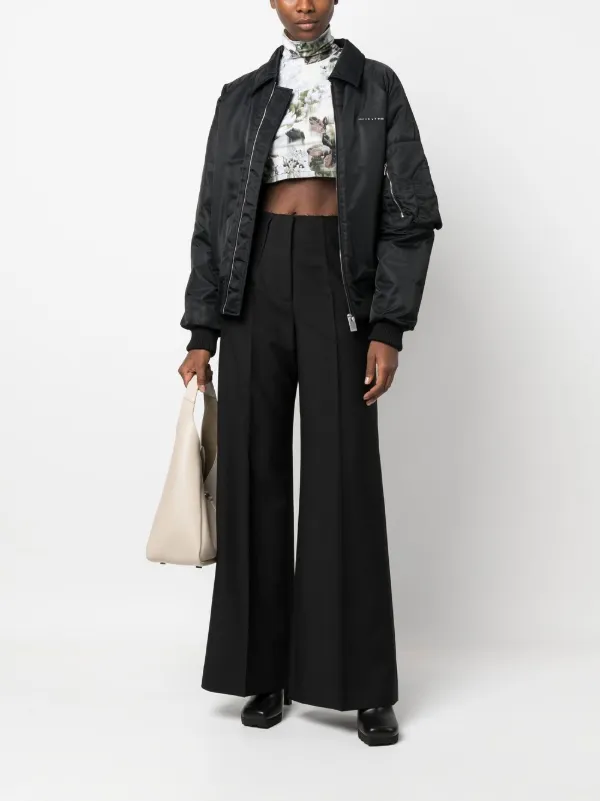 Givenchy high-waisted flare-leg Trousers | Black | FARFETCH