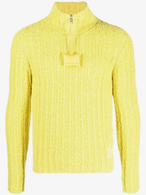 Moncler ribbed high neck jumper