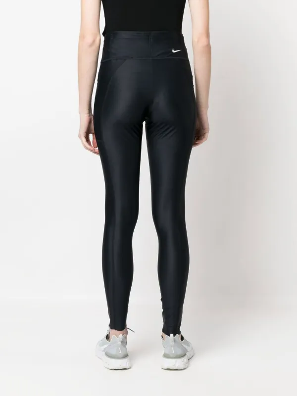 Nike logo print Stretch Leggings Farfetch