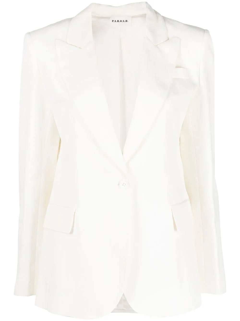 

P.A.R.O.S.H. single-breasted blazer - White