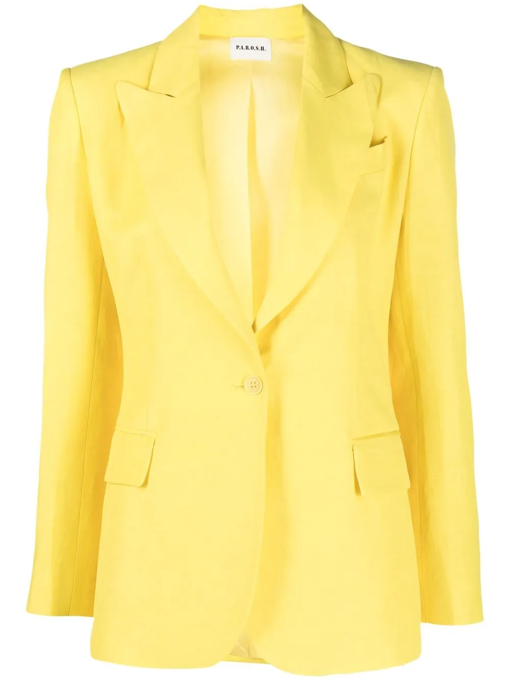 

P.A.R.O.S.H. blazer con botones - Amarillo