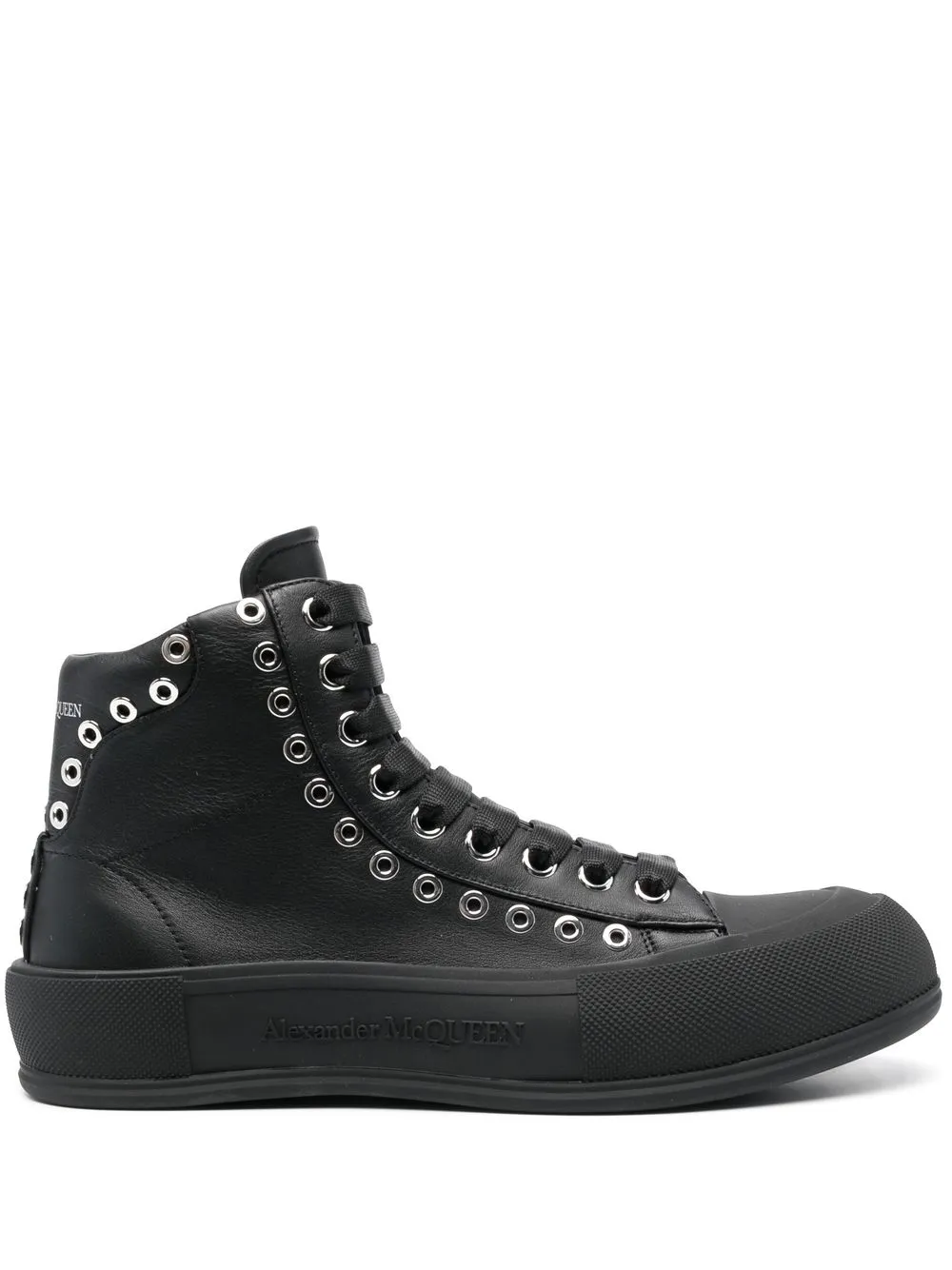 

Alexander McQueen Plimsoll high-top sneakers - Black