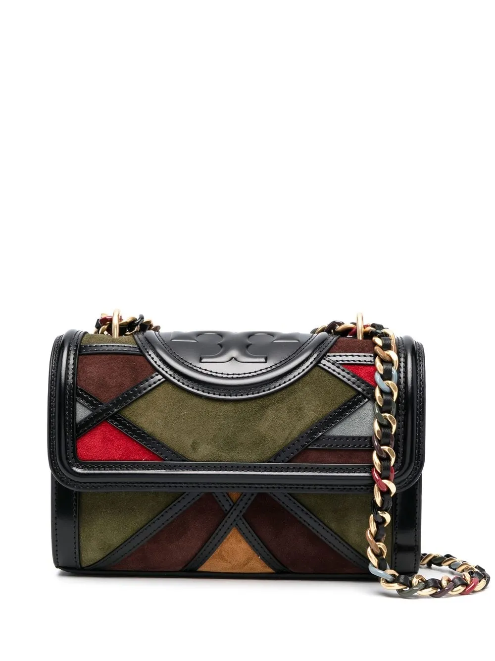 

Tory Burch bolsa crossbody con diseño color block - Negro