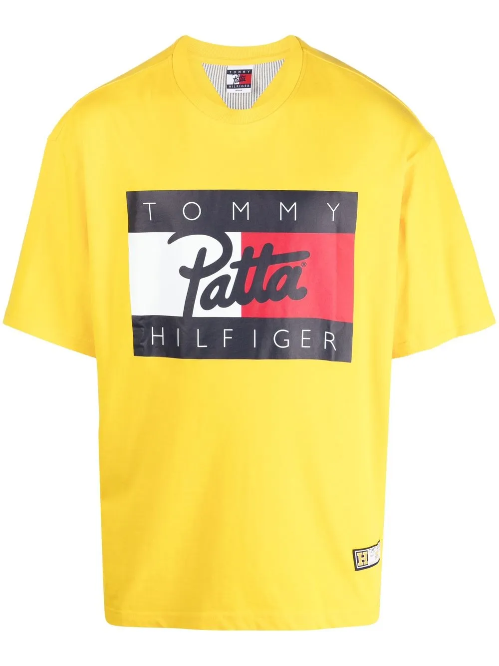 

Tommy Hilfiger logo-print short-sleeve T-shirt - Yellow