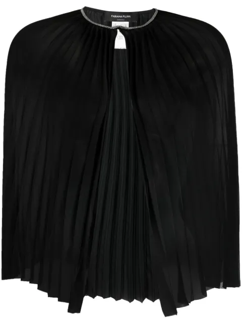 Fabiana Filippi blusa plisada con botones