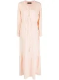 Fabiana Filippi linen maxi dress - Pink