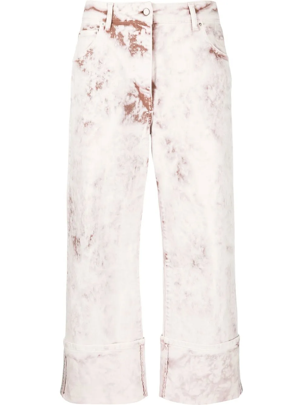 

Fabiana Filippi bleached-effect straight-leg jeans - Neutrals