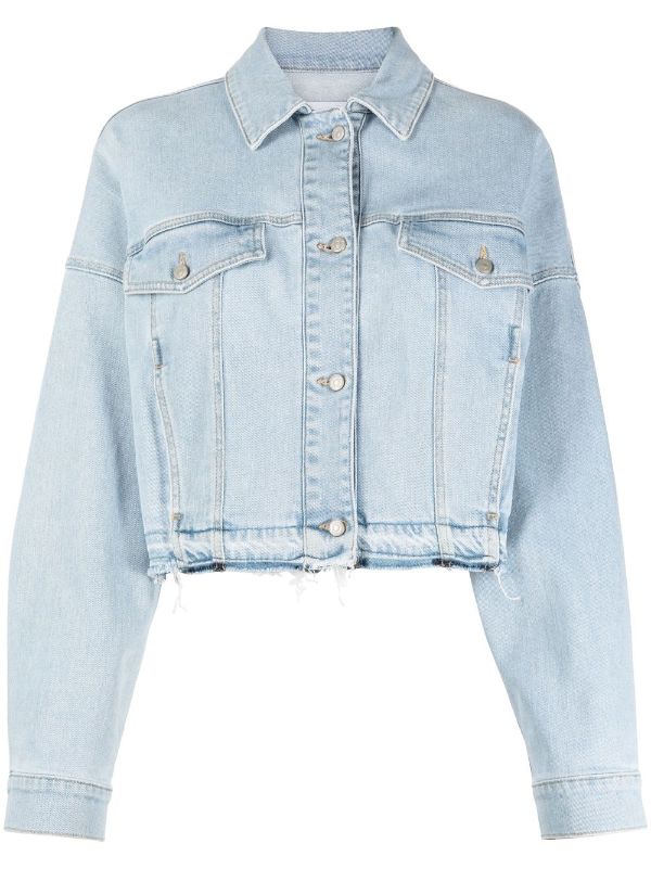 Fabiana Filippi frayed-hem Denim Jacket - Farfetch