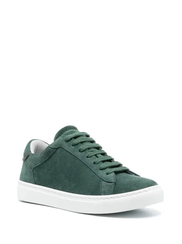 Fabiana Filippi low-top Suede Sneakers | Green | FARFETCH