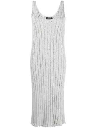 luxury knit dress Jluxlabel Women's Sleeveless Cable Knit Dress