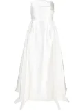 Solace London Tiffany bandeau maxi dress - White