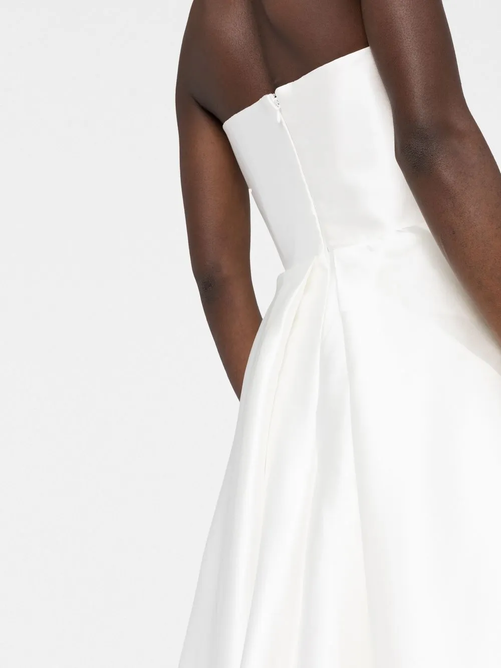 Solace London Tiffany Bandeau Maxi Dress In White