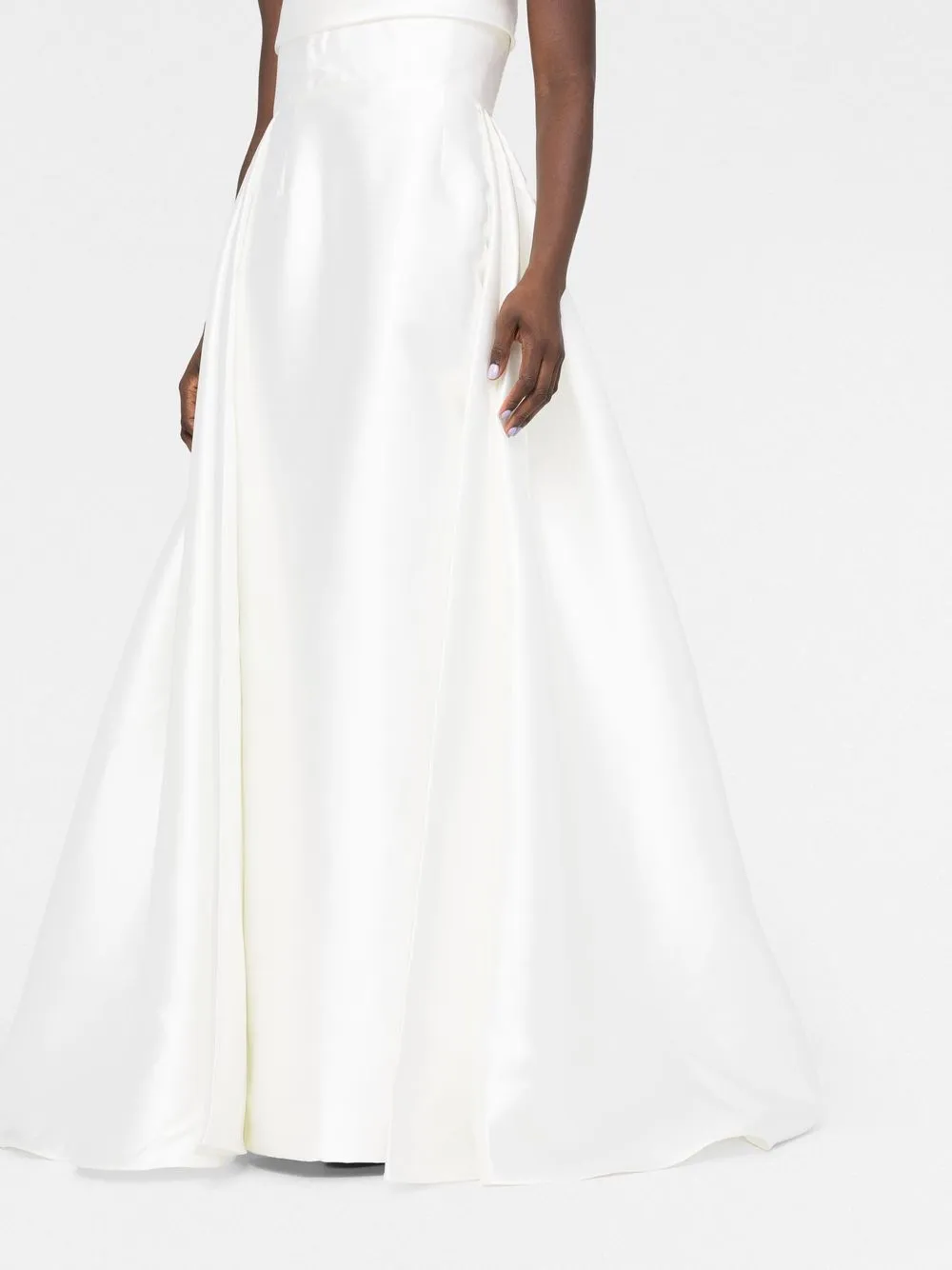 Solace London Tiffany Bandeau Maxi Dress In White