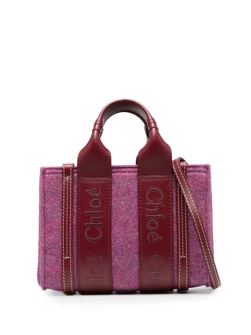 

Chloé small Woody tote bag - Purple