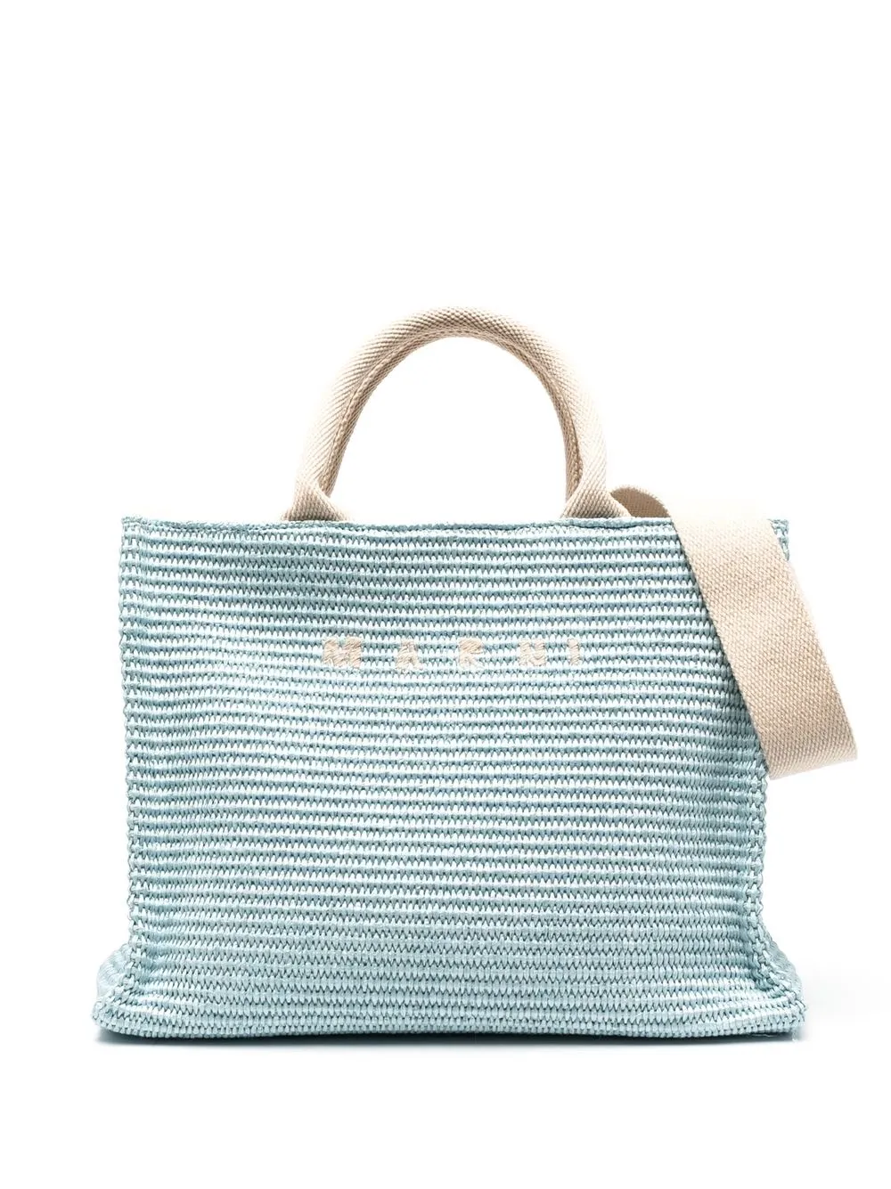 

Marni logo-print tote bag - Blue