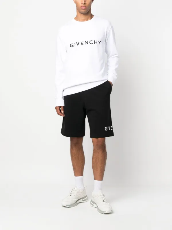 新品★GIVENCHY■ロゴ入り ショーツ 黒 Givenchy logo-print Track Shorts | Black | FARFETCH