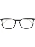 Matsuda square-frame glasses - Black