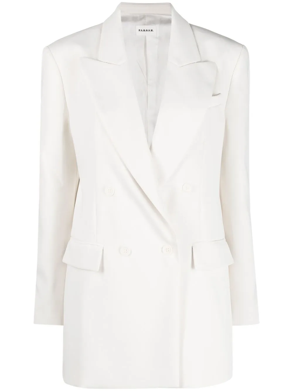 

P.A.R.O.S.H. double-breasted tailored blazer - White