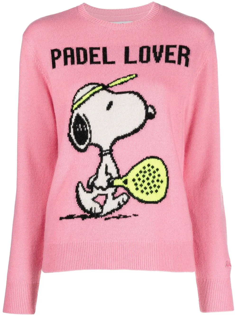 

MC2 Saint Barth Padel Lover intarsia-knit sweater - Pink