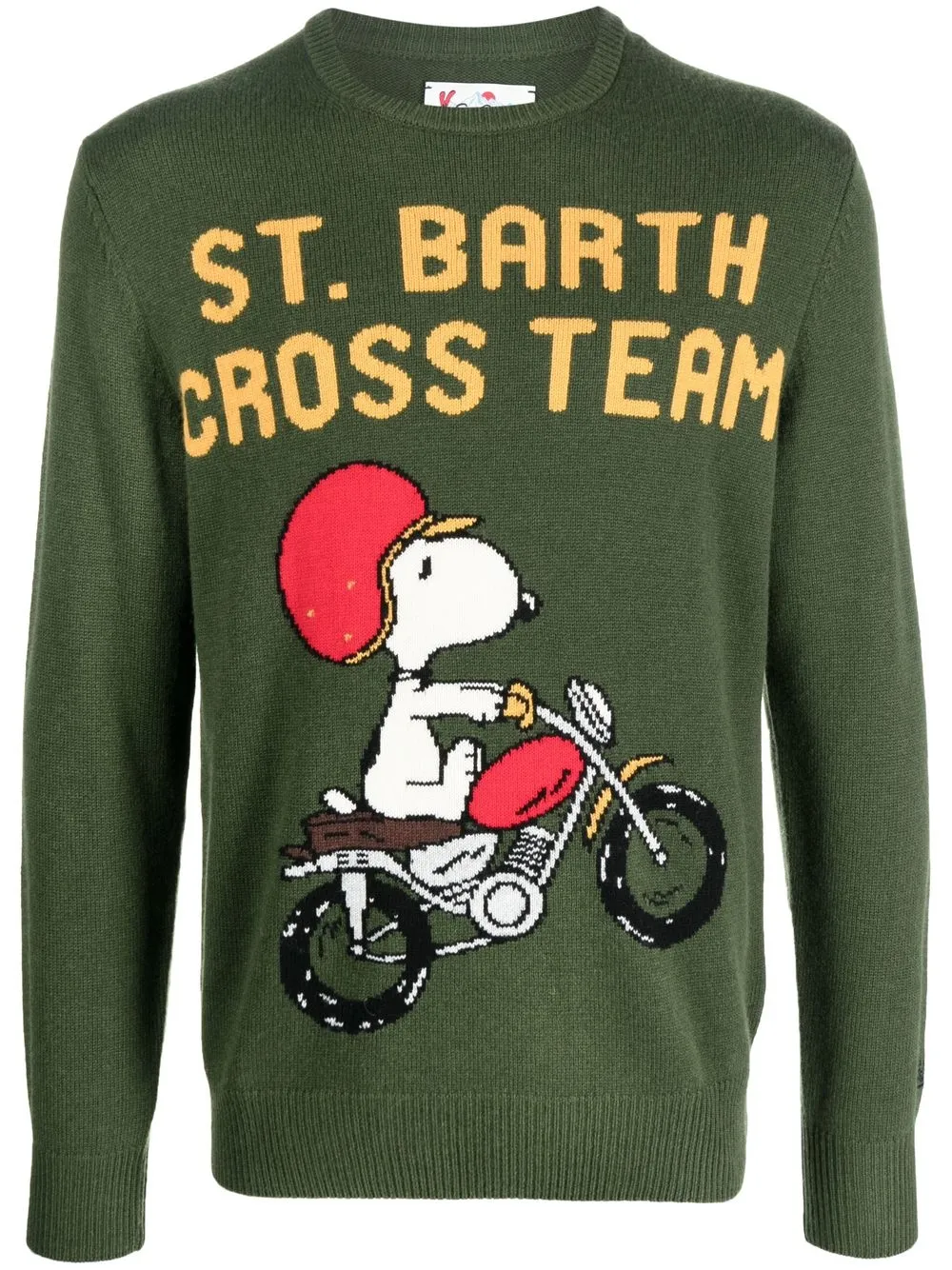 

MC2 Saint Barth Snoopy Endura knit jumper - Green