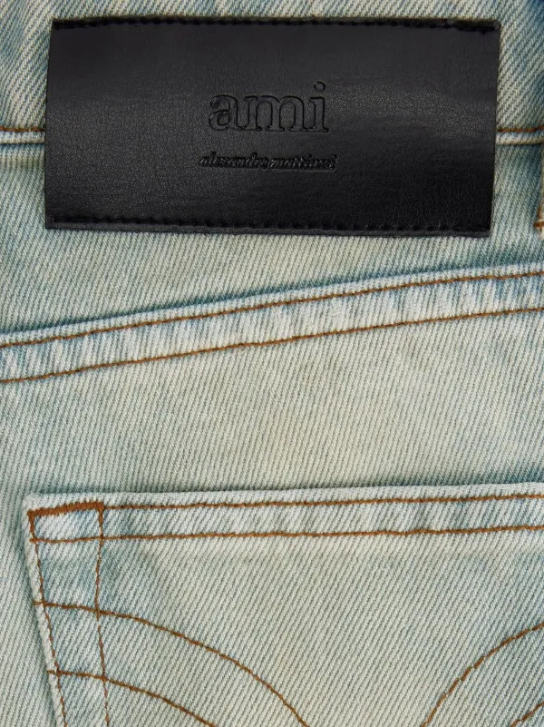 Amiページ AMI Paris low-rise Bootcut Jeans | Blue | FARFETCH ZA