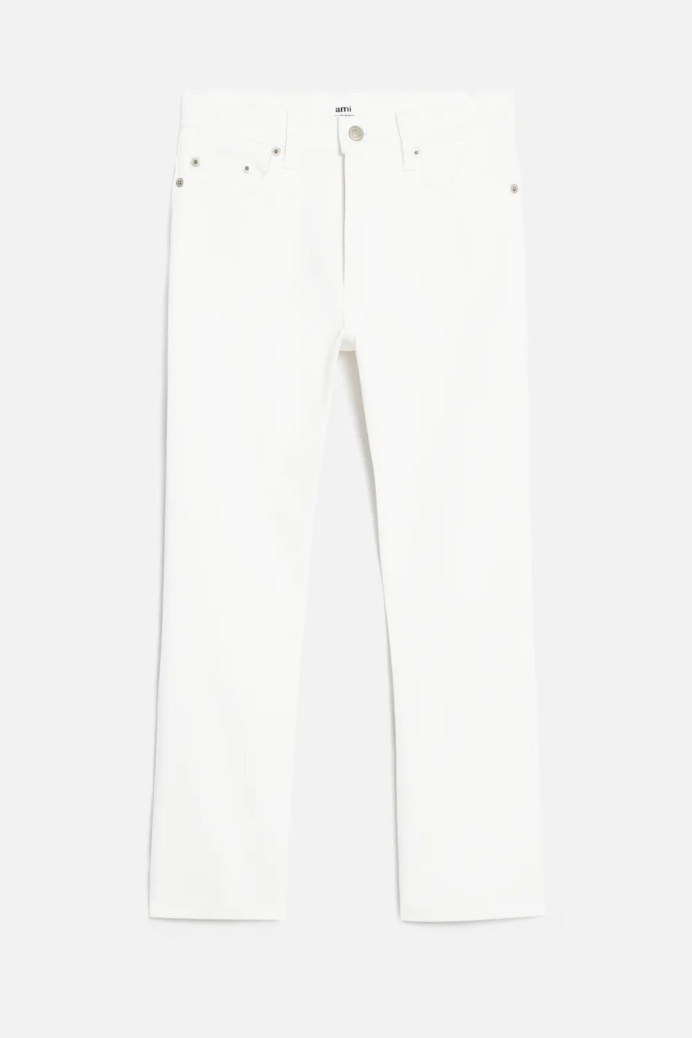 Ami Alexandre Mattiussi Cropped Slim Fit Trousers