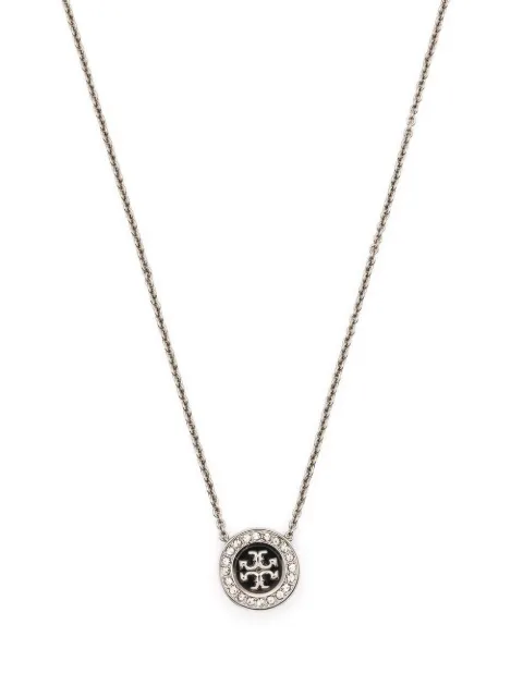 Tory Burch logo-charm necklace