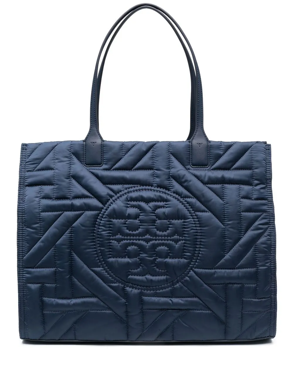 

Tory Burch Ella basketweave-embossed tote bag - Blue