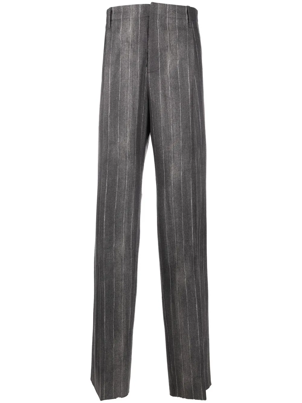 

Versace striped wide leg trousers - Grey