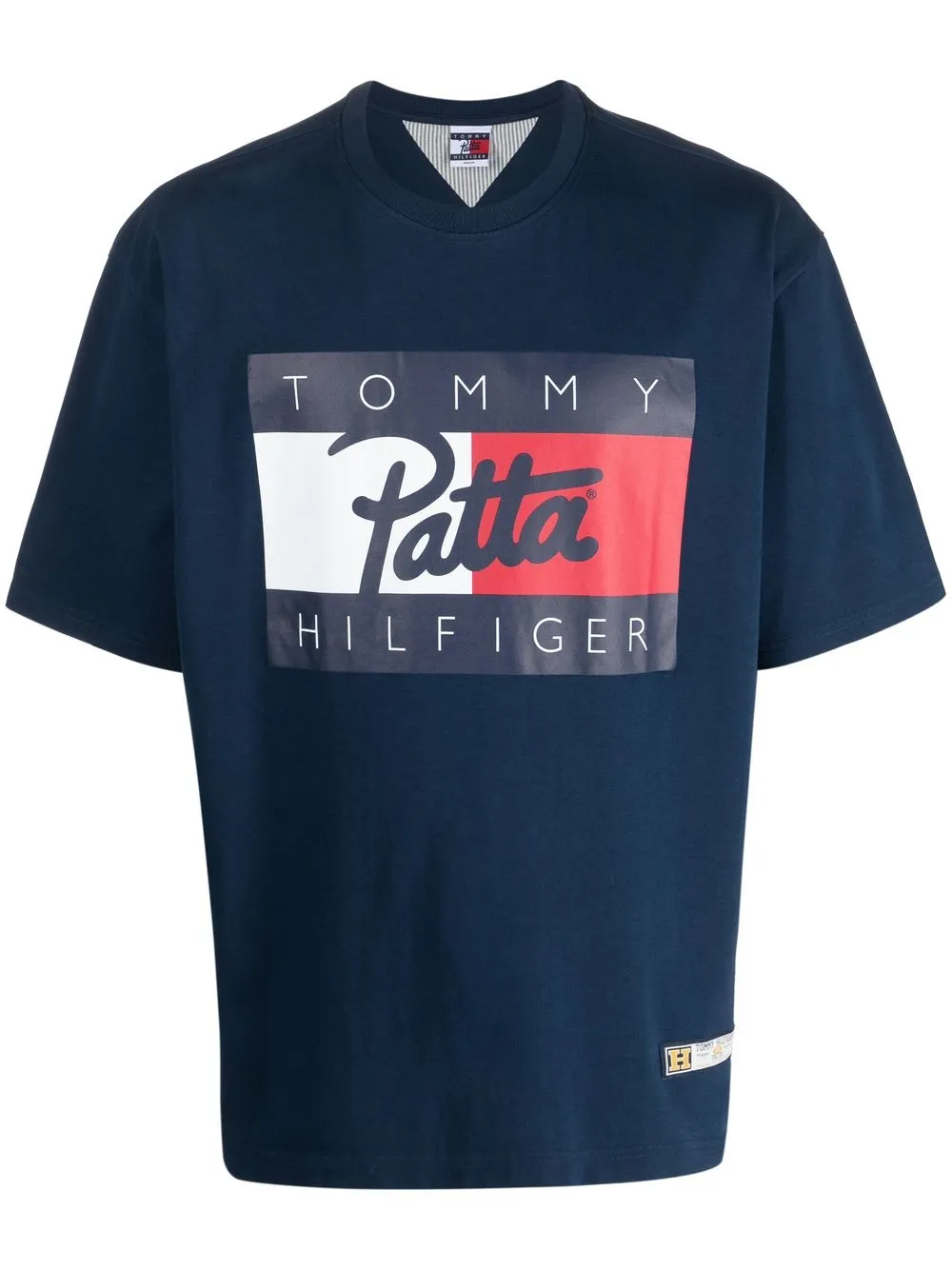 

Tommy Hilfiger graphic-print short-sleeve T-shirt - Blue