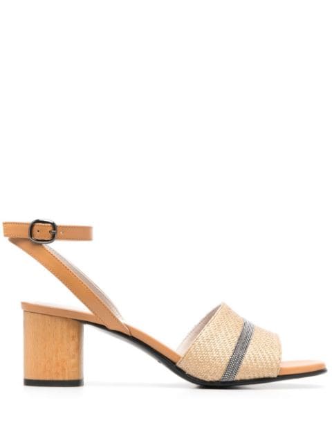 Fabiana Filippi 60mm woven-strap sandals