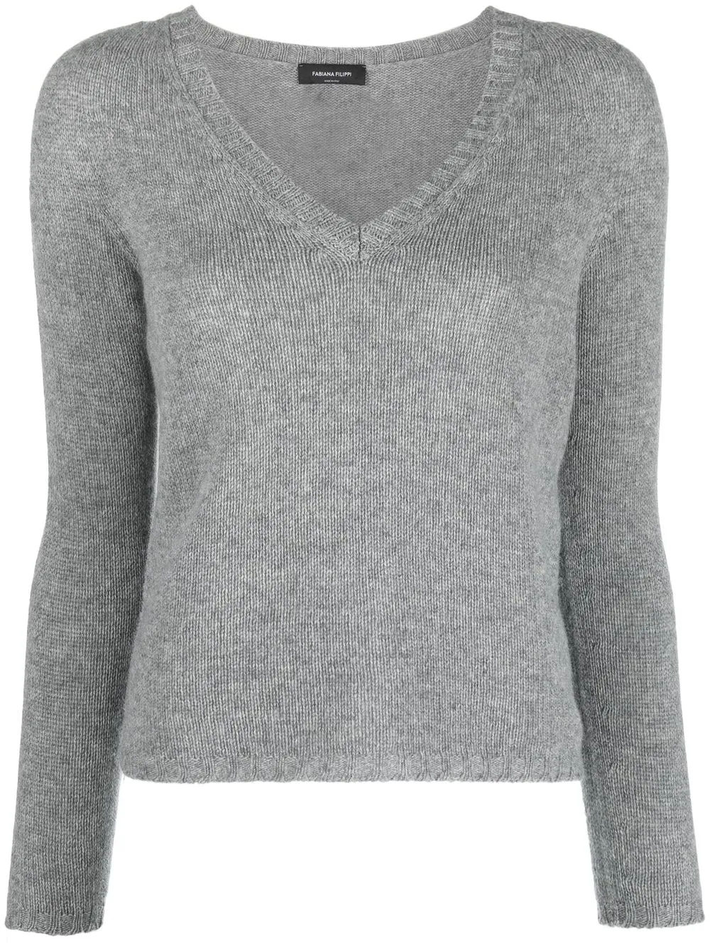 

Fabiana Filippi V-neck cashmere jumper - Grey