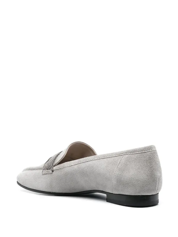 Gray suede loafers on sale womens