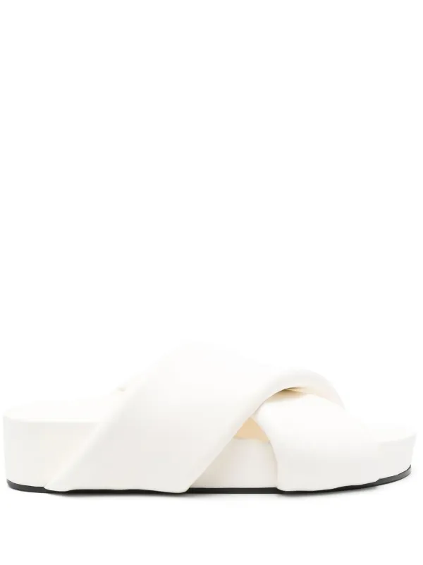 Jil Sander cross-strap Flat Sandals - Farfetch