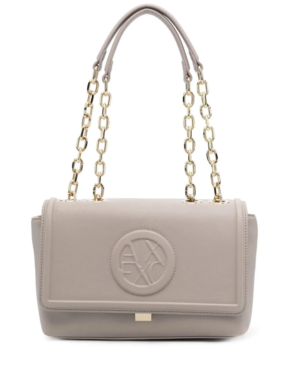 

Armani Exchange embossed logo shoulder bag - Neutrals