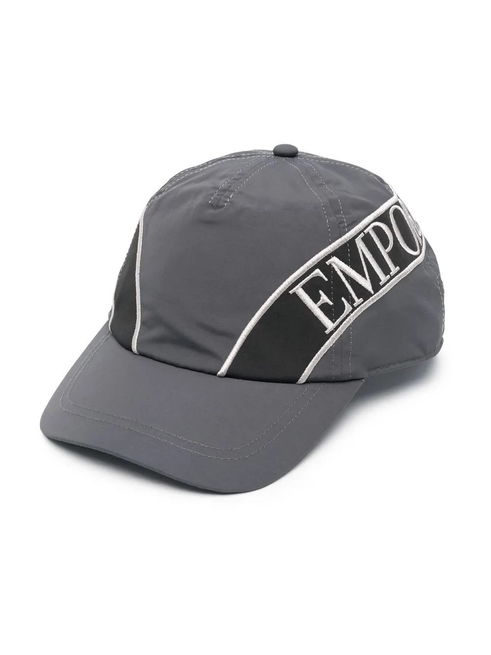 

Emporio Armani Kids gorra con logo bordado - Gris