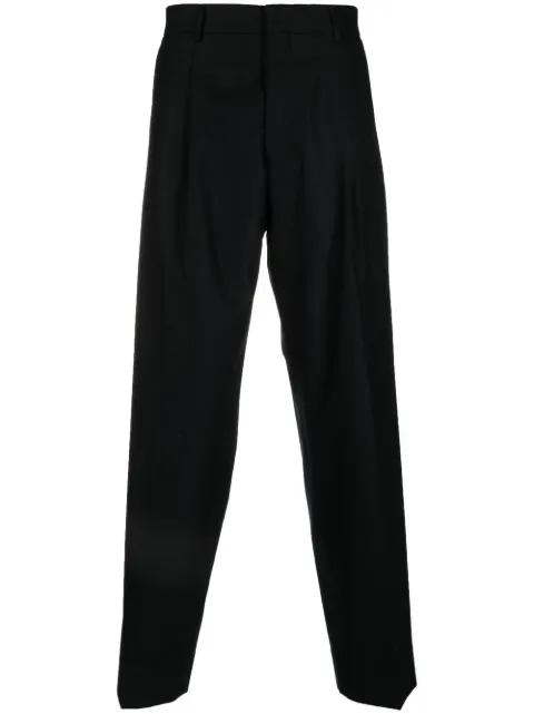 Costumein pleated tailored-cut trousers