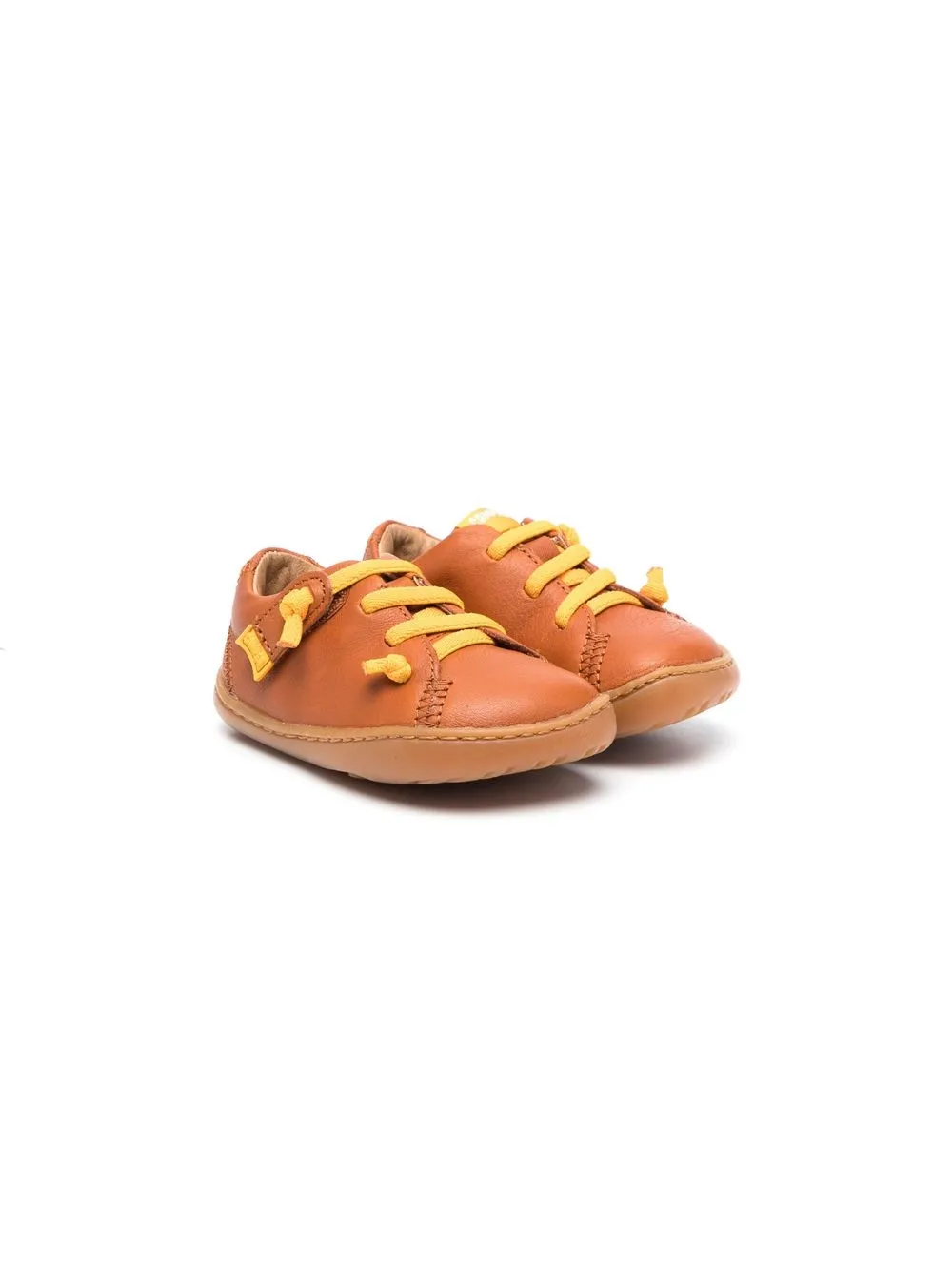 

Camper Kids Peu leather sneakers - Brown