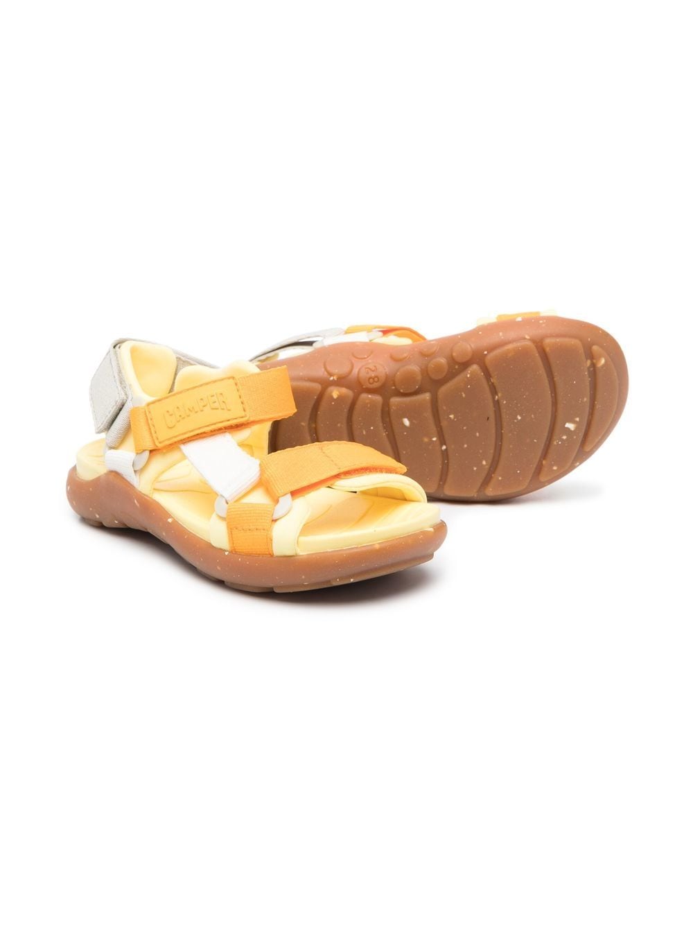 Camper Kids Wous sandalen met klittenband - Geel