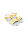 Camper Kids Oruga strappy sandals - Yellow