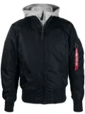 Alpha Industries MA-1 D-Tec bomber jacket - Blue